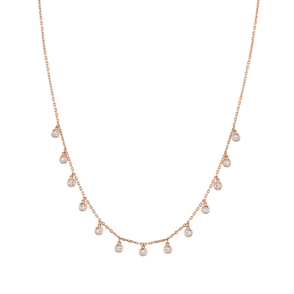 Yellow Gold Diamond Necklace