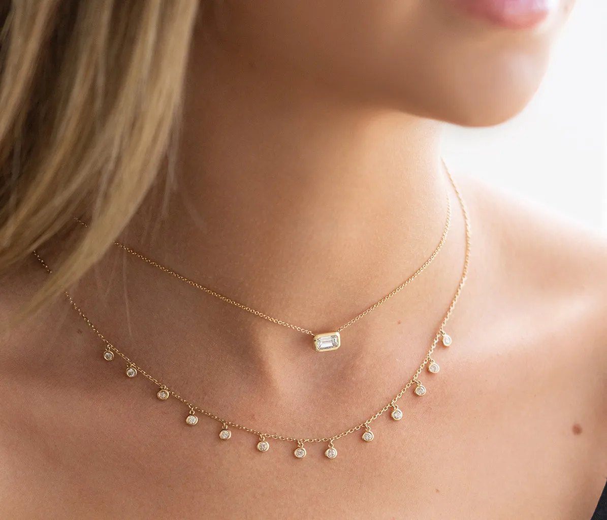 Yellow Gold Diamond Necklace