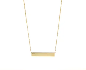 Yellow gold necklace