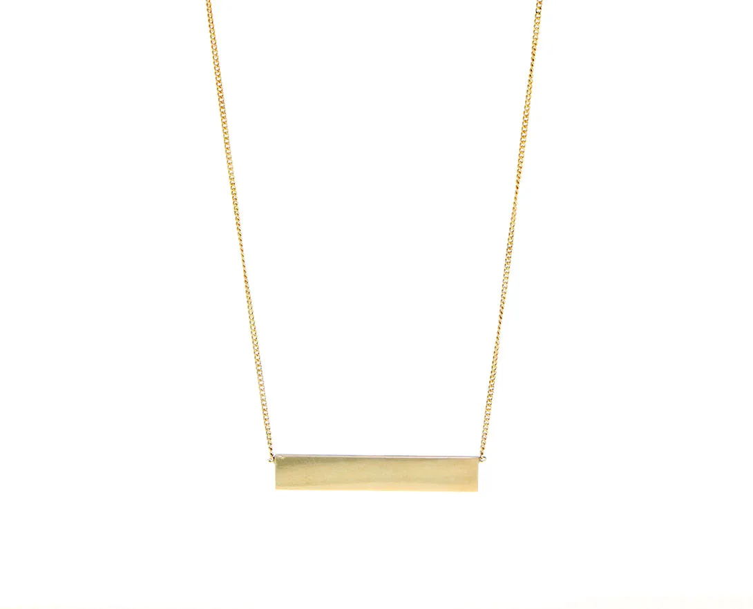 Yellow gold necklace