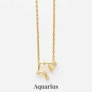 Zodiac Diamond Constellation Necklace